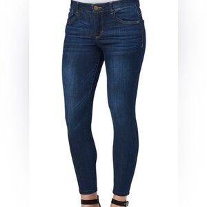 Democracy sz 8 Dark Wash Skinny Ankle Jeans Ab Technology Stretch Denim